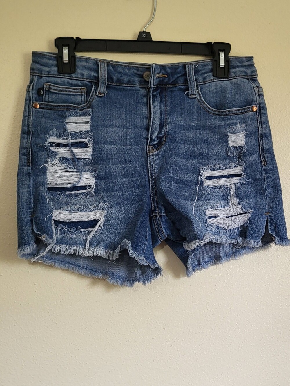 Judy Blue Distressed Denim Shorts